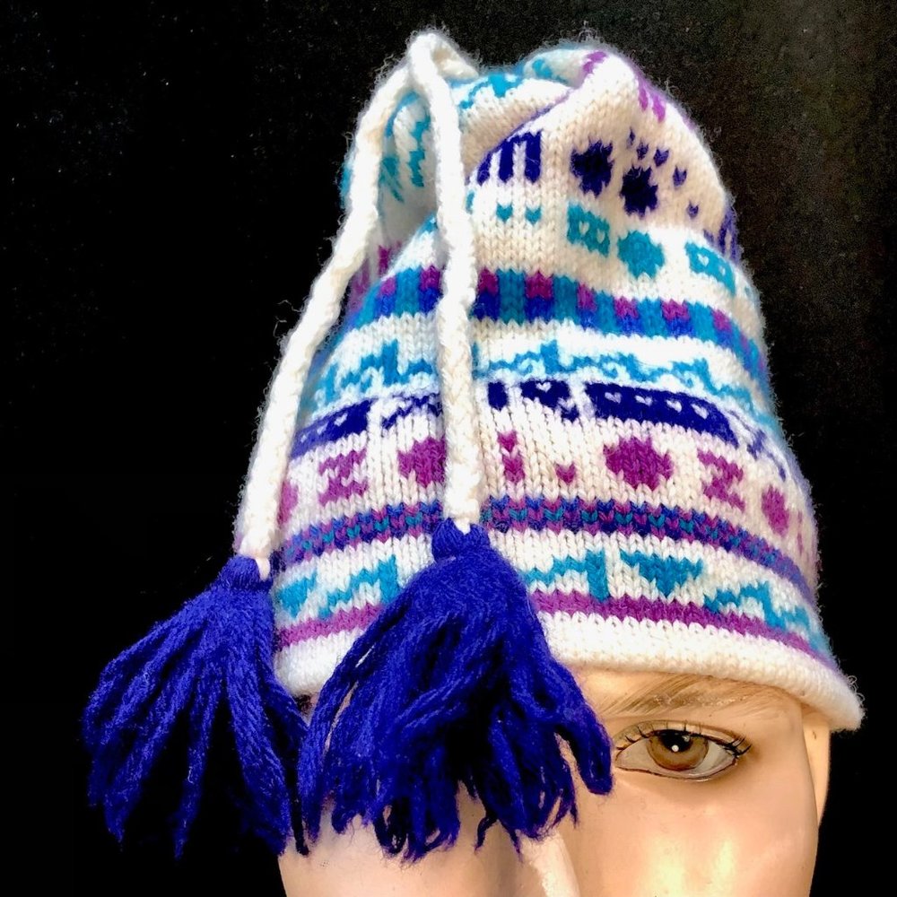 Murray Merkley Beani Ski Cap Pom Pom Hat